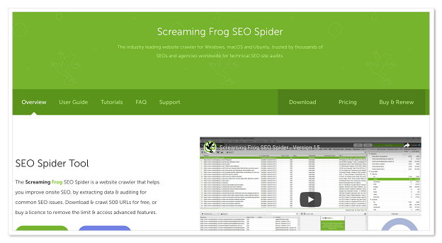 文字数や画像URL確認などSEOチェック全般ができる「Screaming Frog ...